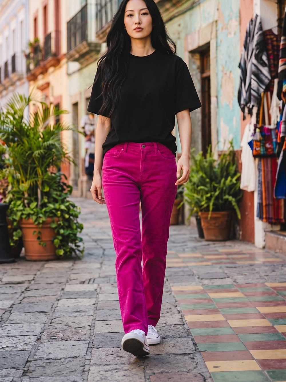 St. John’s Bay straight corduroy mid rise jeans